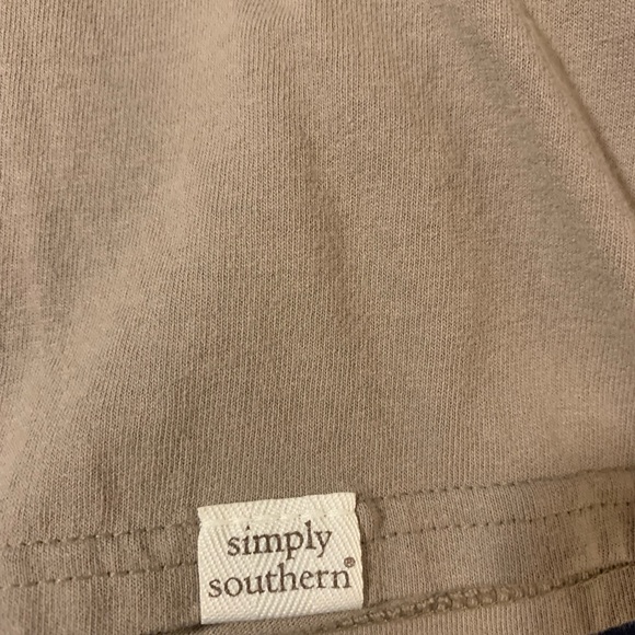 Simply Southern Women’s Tan Long Sleeve Shirt - Picture 4 of 6